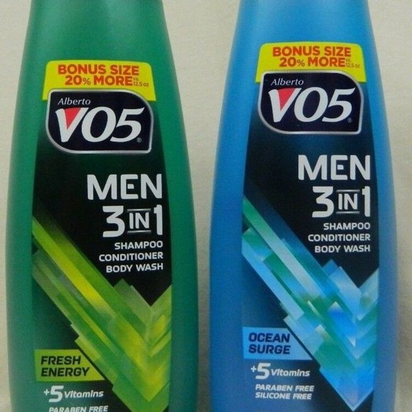 6 VO5  3in1 for Men  3 Fresh Energy 3 Ocean Surge - Picture 1 of 2
